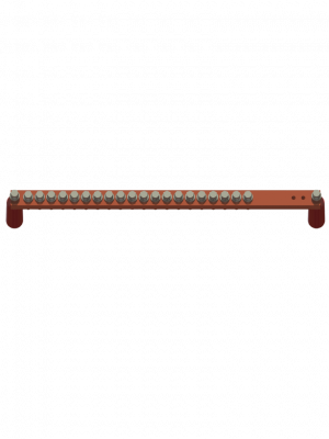 PARRES BCU1/4X1X19-INOX Barras de Conexión a Tierra / Diseñadas para concentrar los circuitos eléctricos que posteriormente van a ser puestos a tierra para los sistemas de telecomunicaciones. - Image 1