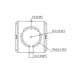 DAHUA PFA162- SOPORTE PARA HOUSING PFH610/ PFH610N/ PFH610V/ PFHA/ - Image 3