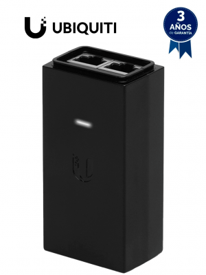 UBIQUITI POE-24-24W - Inyector PoE pasivo para equipos Ubiquiti de 24V DC a 1.0A y función de reset remoto. - Image 1