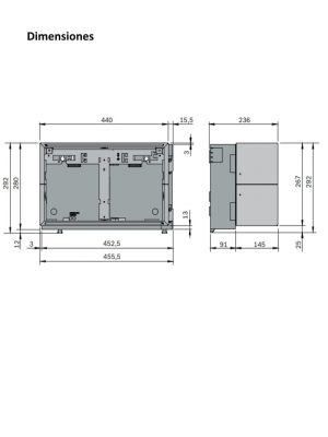 BOSCH F_PSF0002A - Cabina para fuente de alimentacion / Montaje en bastidor - Image 3