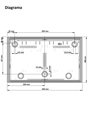 BOSCH F_PSS0002A - Gabinete 1 SLOT / Para 2 baterias fuente de alimentacion PEQUENA / Compatible FPA5000 - Image 2