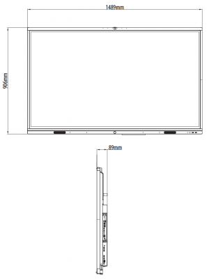 ZKTECO IWB65B - Pantalla Digital Interactiva / 65 pulgadas / 4K UHD / Android / Bisel Delgado / Cámara Integrada 13 megapíxeles / Matriz de 6 Micrófonos / 20 Puntos Multi-touch  / Proyección Inalámbrica mediante WiFi - Image 4