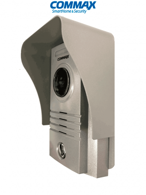 COMMAX DRC40KRS - Paquete de frente de calle modelo DRC40K y cubierta de metal para mayor protección contra la luz del sol y la lluvia - Image 1