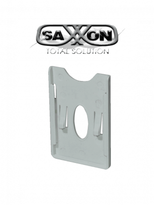 SAXXON ASRCH - Porta Tarjeta de Plástico con Adhesivo 3M / Compatible con Tarjetas o TAG SAXXON de PVC - Image 1