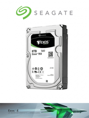 SEAGATE ST8000NM017B  - DISCO DURO 8 TB ENTERPRISE/ 7200 RPM/ RECOMENDADO PARA SERVIDORES QNAP/ SOBRE PEDIDO - Image 1
