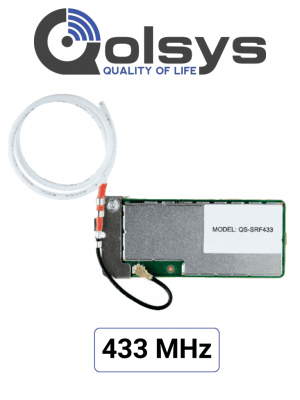 Qolsys IQCard 433 MHz -  Permite retomar instalaciones que utilizan sensores en 433MHz y actualizar el sistema con los nuevos paneles IQ panel de 4ta generación - Image 1