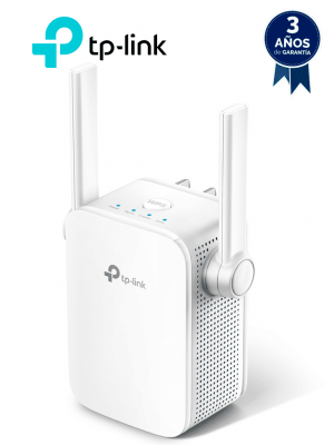 TP-LINK RE205 -Repetidor de señal WiFi AC750 con frecuencias de 2.4GHz (300Mbps) y 5GHz (433Mbps), además indicador inteligente de señal, modo punto de acceso, 2 antenas externas y 1 puerto Ethernet (RJ45) 10/100Mbps. - Image 1