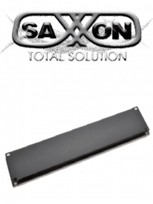 SAXXON 70060100- Tapa ciega de 1 Unidad de Rack/ Medidas de 48.2 cm de ancho (19") x 4.4 cm de profundidad/ Metalica - Image 1