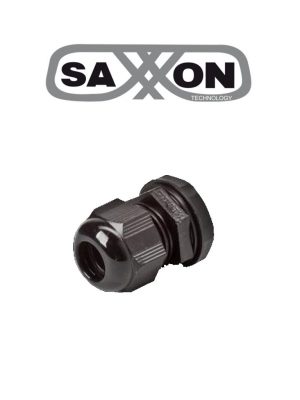 SAXXON ACGBK - Glandula para protección de patchord de F.O. /Para protección de Cables de red y energía en gabinetes y barreras / Cableado en gabinetes  / Color negro #buenfinsaxxon - Image 1