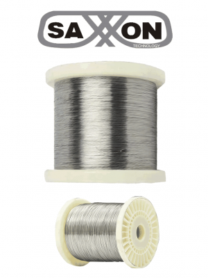 SAXXON ALUWIRE - Bobina de alambre de aluminio calibre 16 AGW / de 1.29 mm ideal para líneas de cerco eléctrico de Yonusa / Resistente a la corrosión, ideal para ambientes extremos / Hasta 500 mts lineales #Y1 - Image 1