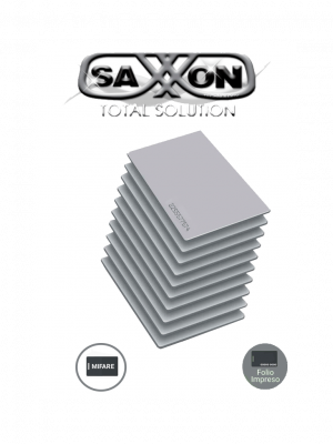 SAXXON SAXTHF01- Paquete de 10 TAG De PVC UHF pasivo / Compatible con Lectoras SAXR2656 & SAXR2657 / EPC GEN2 / Folio Impreso - Image 1