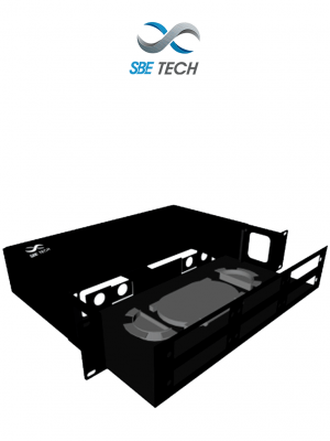 SBETECH SBE-DFO36D - Distribuidor de Fibra Óptica Deslizable para 6 placas, hasta 36 fibras, 2 UR - Image 1