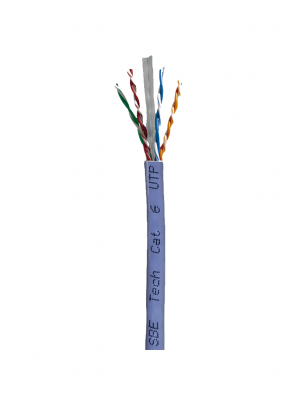 SBE TECH SBE-UTPC6UCERT-GY-NP - CABLE UTP CAT6/ 100% COBRE/CAJA 305 METROS/ COLOR GRIS/ 23 AWG/ SEPARADOR CENTRAL/ - Image 1