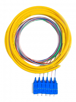 SBE TECH SBE-PIGSC2MSM6P Pigtail SC / MONOMODO 9/125 / 2 metros / 1pieza - Image 1