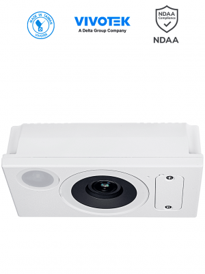 VIVOTEK SC9133-RTL - Camara IP con analitico de conteo de personas integrado de IA 3 MP, con vista hemisferica 360º, Protección IP66, IK10, Microfono integrado, NDAA y hasta 99% de precisión ideal para Tiendas Retail - Image 1
