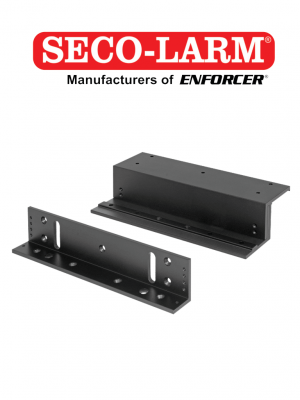 E941S600BZQ - Soporte en Z Negro Para Cerraduras Electromagnéticas De La Serie 600 Lb modelo E941SB600PQ - Image 1