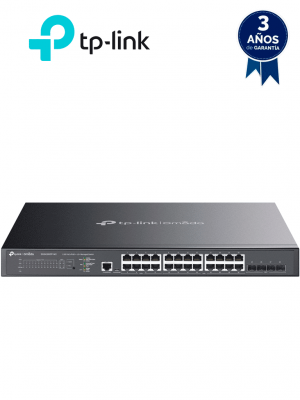 TP-LINK TL-SG3428XPP-M2 -Switch OMADA administrable de 24 puertos RJ45 2.5GbE POE , 4 Puertos SFP+ 10G , 500W de suministro POE , Administración en la nube con Omada. #MARTPL2#TPLOCO - Image 1