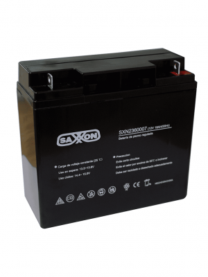 SAXXON CBAT18AH - Bateria de respaldo de 12 volts libre de mantenimiento y facil instalacion / 18 AH/ compatible con CCTV/ Acceso/ Bosch - Image 1