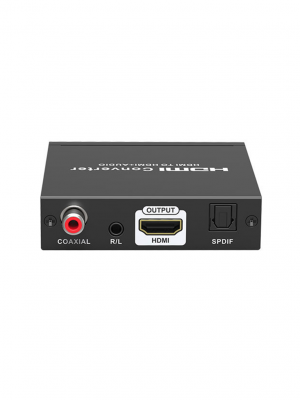 SAXXON LKV3061 - Separador de Audio HDMI/ Soporta Extracción de Video y Audio/ Conexion de Audio a traves de SPDIF & Coaxial o 3.5mm/ Resolucion de Video 4Kx2K@60Hz - Image 2