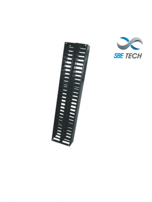 SBE TECH SBE-OV40UR - Organizador de cable vertical frontal y posterior de 40 UR para rack de 7 ft #SBEDL - Image 1