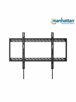 MANHATTAN 461993 - Soporte de Pared para Pantallas de 60 a 100 Pulgadas/ 100 Kg de Carga/ Fijo/ Acero de Alta Calidad/ VESA 200/ 300/ 400X200/ 400/ 600X400/ 800X400/ 800X600/ 900X600/ Certificaciones RoHS, UL/ - Image 2