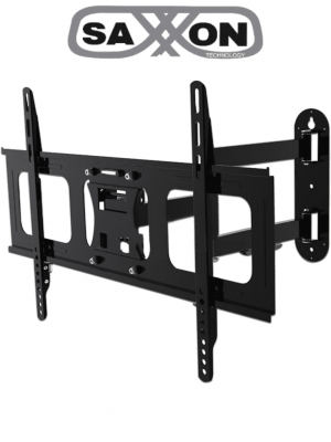 SAXXON SXVMLT09M - Soporte de Pared Para Pantallas de 32 a 70 Pulgadas/ Soporta 35 Kg de Carga/ Brazo Articulado/ Ajuste Vertical y Horizontal/ Distancia a la Pared de Hasta 50.2 cm/ Acero Reforzado/ VESA de Hasta 600x400/ - Image 1