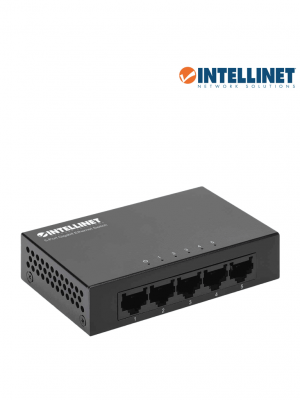 INTELLINET 530378 - Switch de escritorio Gigabit Ethernet de 5 puertos, metálico, para escritorio (sobre pedido), con soporte para IEEE 802.3az (Ethernet de Eficiencia Energética) - Image 4
