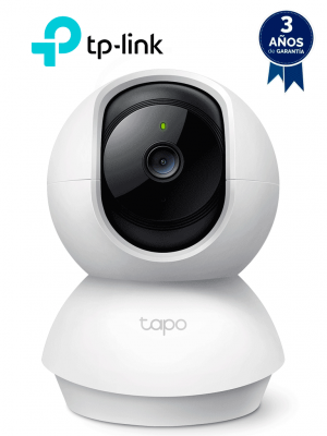 TP-LINK TAPO C210 - Cámara Domo IP PT WiFi para Interior con resolución de 3 MP, visión nocturna, WiFi 2.4 GHz, notificaciones push y ranura para Micro SD, además de audio de doble vía. #TPLM1#MARTPL1 - Image 1
