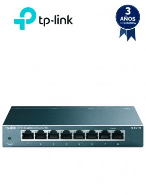 TP-LINK TL-SG108 - Switch Gigabit no administrable de 8 puertos 10/100/1000 Mbps. - Image 1