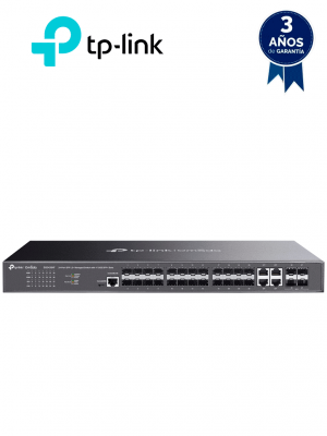 TP-LINK - TL-SG3428XF - Switch TP-Link JetStream TL-SG3428XF, 24 Puertos L2+ SFP y 4 puertos SFP+ 10G - Image 1