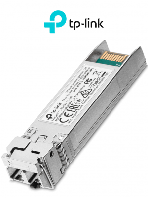 TP-LINK - TL-SM5110-SR / Transceptor mini-GBIC SFP LC 10GBase-SR SFP+ / Multimodo / Admite Conexiones Ethernet 10G full dúplex de hasta 300m / 33m con cables de fibra de 50/125 µm1 - Image 1