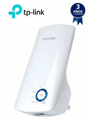 TP-LINK TL-WA850RE - Repetidor inalámbrico universal de señal WiFi, hasta 300Mbps en 2.4GHz, con 2 antenas internas, 1 puerto RJ45, modo extensor de rango y punto de acceso. #TP #EXTENSOR - Image 1