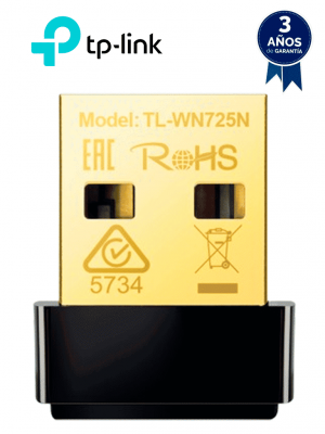 TP-LINK TL-WN725N - Adaptador USB Nano inalámbrico N 150 Mbps 2.4 GHz con 1 antena interna #VIVA#CW2A6 - Image 1