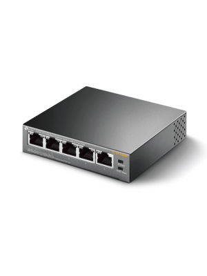 TP-LINK TL-SF1005P - Switch PoE no administrable con 5 puertos Fast Ethernet, incluyendo 4 puertos PoE AF. Suministro PoE hasta 58W y modo extendido para conexiones de hasta 250m. - Image 4