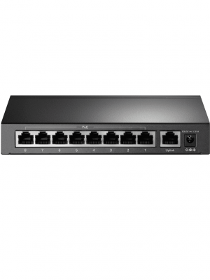 TP-LINK TL-SF1009P - Switch PoE no administrable con 9 puertos Fast Ethernet, incluidos 8 puertos PoE AF y AT. Ofrece un presupuesto PoE de hasta 65W y soporta modo extendido para conexiones de hasta 250 metros. - Image 2