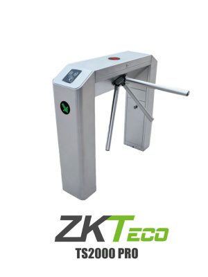 ZKTECO TS2000 Pro - Torniquete Tipo Puente Bidireccional/ Diseño Delgado/ Acero SUS304/ Carril 50 cm/ 25 a 48 Accesos x Min/ 110V/ Exterior Protegido/ Indicador Led/ Desbloqueo sin Energía/ No cuenta con Lectores Panel - Image 1