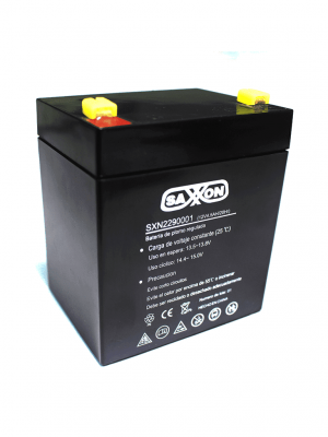 SAXXON CBAT45AH- Bateria de respaldo de 12 volts libre de mantenimiento y facil instalacion / 4.5 AH/ Compatible DSC/ CCTV/ Acceso - Image 1