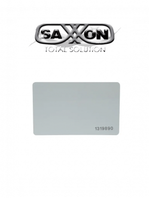 SAXXON SAXTHF01- TAG o Tarjeta De PVC UHF pasivo / Compatible con Lectoras SAXR2656 & SAXR2657 / EPC GEN2 / Folio Impreso - Image 1