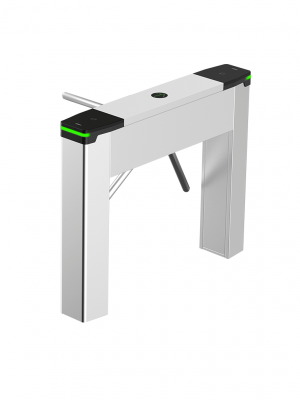 DAHUA DHI-ASGG520T-Es un torniquete peatonal fabricado en acero inoxidable. Ofrece ajuste de tiempo de desbloqueo, indicadores de luz y sonido ajustables, y funciones de emergencia. Incluye lector de entrada/salida y controlador, garantizando seguridad. - Image 3