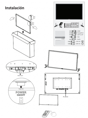 BOSCH V_UML43490- MONITOR 43 PULGADAS/hd 1080/DISPLAY PORT/ HDMI/ VGA - Image 4