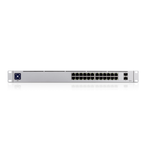 UBIQUITI USW-24 UniFi Switch Capa 2 de 24 puertos 10/100/1000 Mbps más 2 puertos 1G SFP, con pantalla informa#ENE2 - Image 2