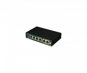 UTEPO UTP3GSW04TP60 - Switch Gigabit PoE no administrable con 4 puertos PoE Gigabit, 2 puertos Gigabit RJ45, modo CCTV, PoE 60W - Image 2