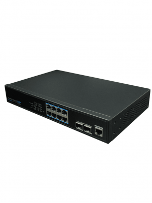 UTEPO UTP3-GSW0802S-MTP150 - Switch Gigabit PoE administrable, L2, 8 puertos GE PoE 802.3af/at, 2 puertos SFP, presupuesto PoE 135W - Image 3
