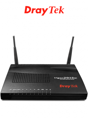 DRAYTEK VIGOR2915AC - Ruteador inalámbrico Multi-WAN balanceador de cargas, 2 puertos WAN Gigabit RJ45, hasta 4 puertos LAN Gigabit, soporta hasta 16 túneles VPN, filtrado de contenido web, ideal para PyMEs - Image 1