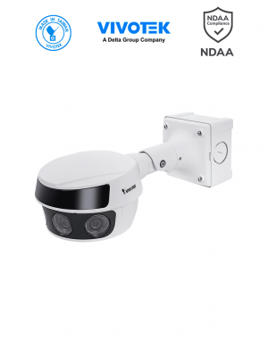 VIVOTEK MS9321-EHV-v2 - Cámara IP panorámica exterior 20 MP, 4 lentes fijos 3.8mm,  Smart IR 30mts, WDR PRO, Audio, Smart VCA, Deep Search, Proteccion IP66, NDAA, ONVIF - Image 1