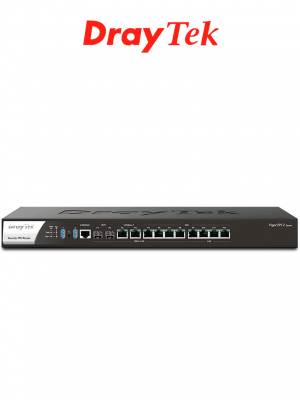 DRAYTEK VIGOR3912- Ruteador Multi-WAN Balanceador de Cargas, ideal para PyMEs, con 8 puertos configurables LAN & WAN, 4 puertos LAN RJ-45 GE, hasta 500 túneles VPN y filtrado de contenido WEB - Image 1
