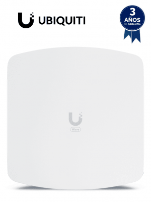 UBIQUITI WAVE-AP-Radio con antena integrada para enlaces punto multipunto. Ángulo de apertura de 30 grados y rendimiento de hasta 2,7 Gbps. Soporta hasta 15 clientes con frecuencia de enlace de 60 GHz #preventa - Image 1
