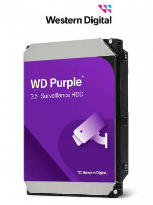 WESTERN DIGITAL WD102PURP -  Disco Duro de 10TB Purple PRO/ Especial para Videovigilancia con IA/ Tecnología IA AllFrame/ Interface: Sata 6 Gb/s / Cache 512 M / Hasta 64 Cámaras/ 32 Secuencias de IA para Análisis de Aprendizaje Profundo - Image 1