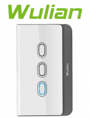 WULIAN SWITCHA3LN - Apagador Inteligente para automatización de control de luces con formato Americano Conexión LN 3 Botones / Administracion remota desde celular con Brain y aplicacion en celular/ Protocolo Zigbee - Image 1