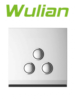 WULIAN SWITCH3 - Apagador Inteligente de Formato Europeo / cuenta con 3 Botones L para controlar 3 lamparas/ Capacidad de 10 Amp /  Protocolo Zigbee - Image 1
